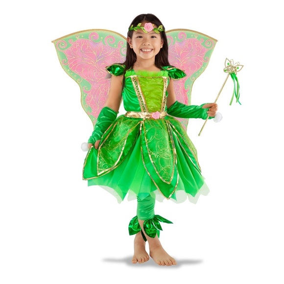 Like NEW Green Petal Pixie Fairy SZ 7-8 - Picture 1 of 5